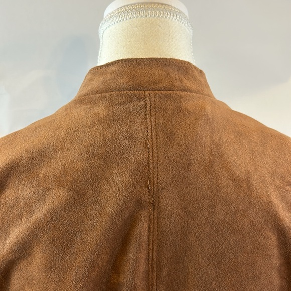 BLANK NYC | Brown Faux Suede Waterfall Jacket | Medium - Picture 9 of 10